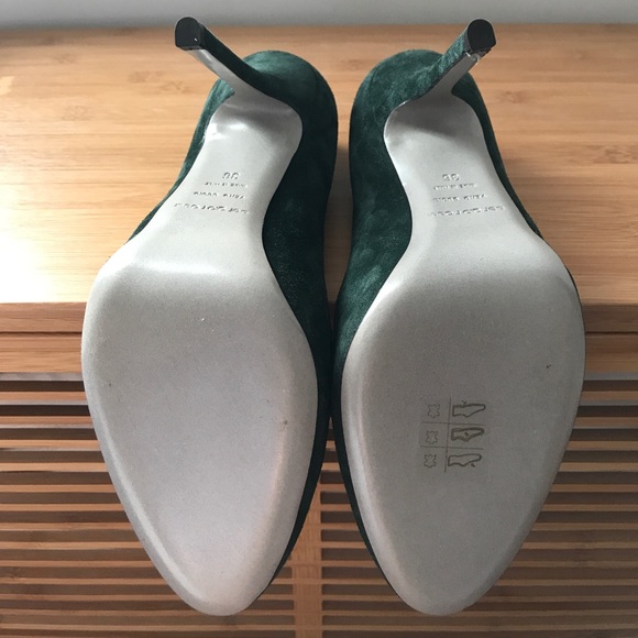 Sergio Rossi hidden platform suede pumps - Picture 5 of 8